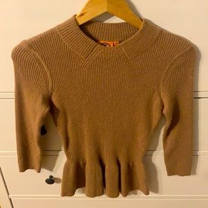 COPY - Tory Burch peplum ribbed sweater